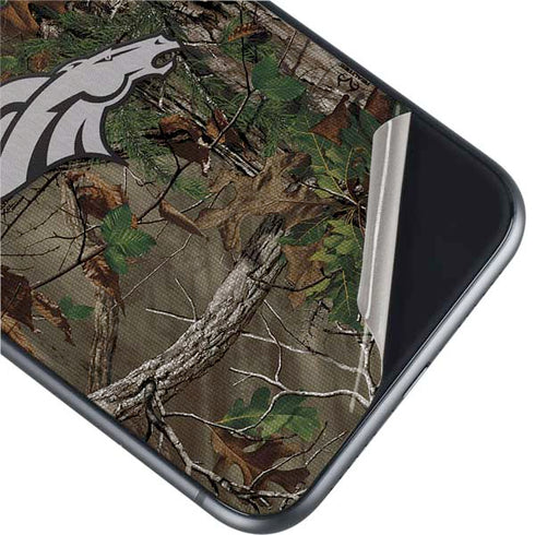 NFL Denver Broncos Realtree Xtra Green Camo iPhone 11 Skin